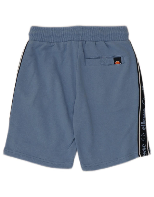 Shorts esportivos gráficos Ellesse para meninos 10-11 anos azul colorblock algodão