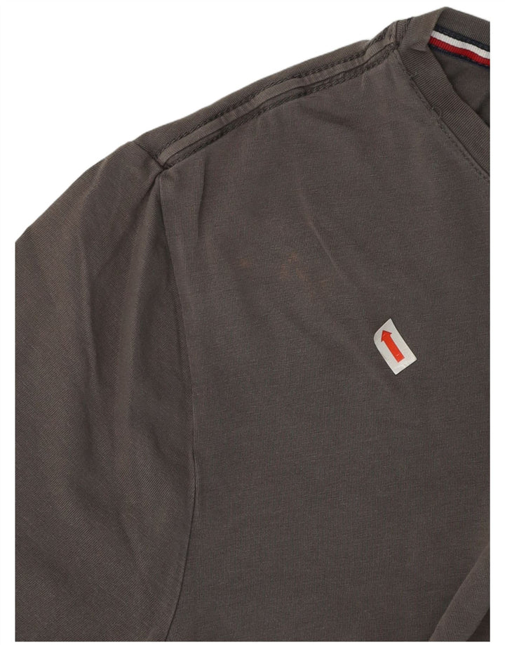 Tommy Hilfiger Herre Slim Fit T-Shirt Top Medium Grå Bomuld