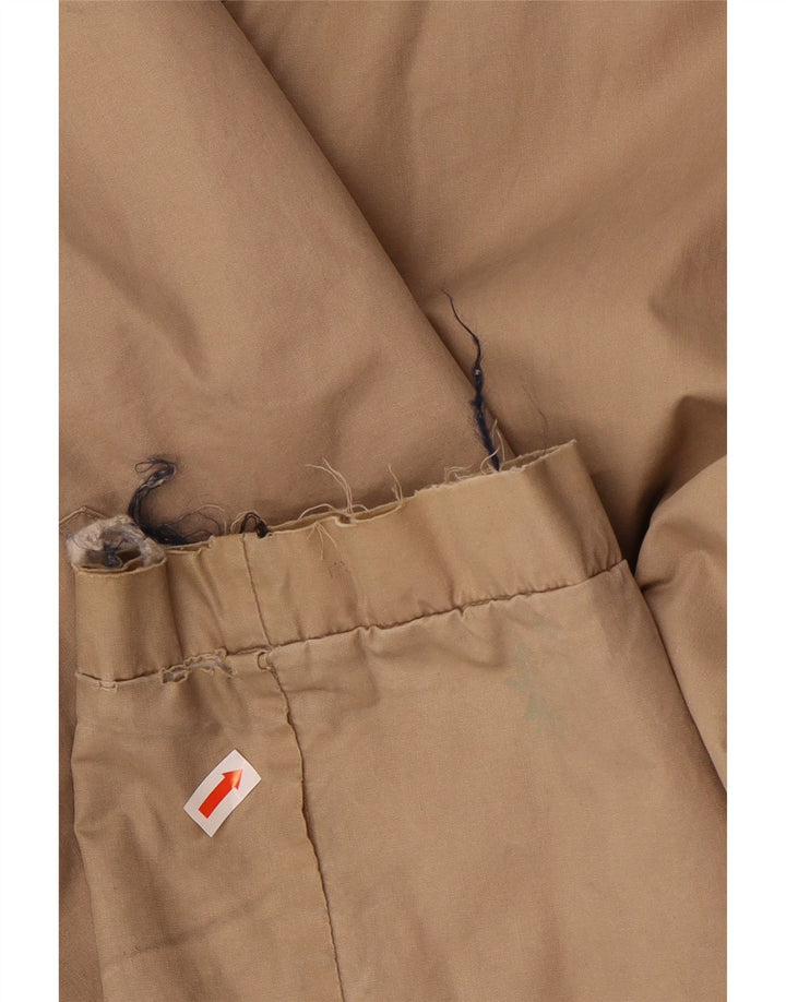 Nautica Mens Windbreaker Jacket UK 38 Medium Beige Polyester