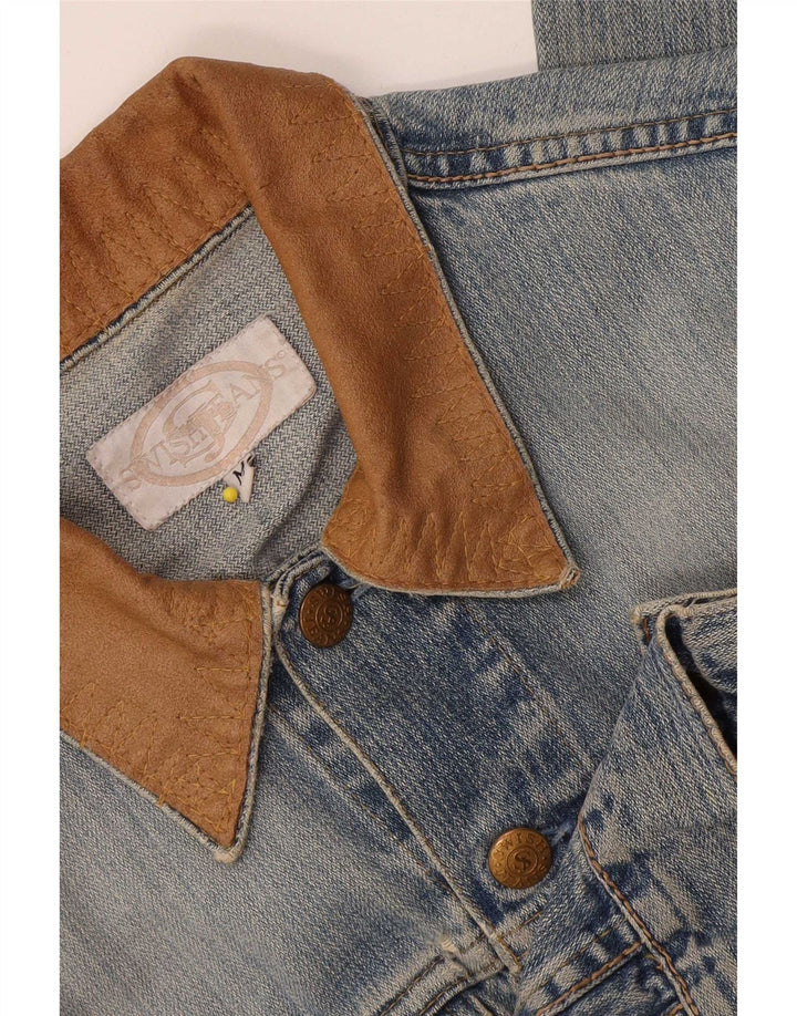 Jaqueta jeans feminina Swish UK 14 azul médio