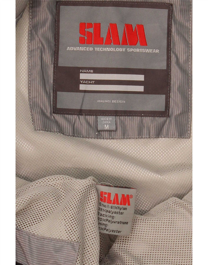 Giubbotto bomber da donna Slam UK 14 nylon grigio medio