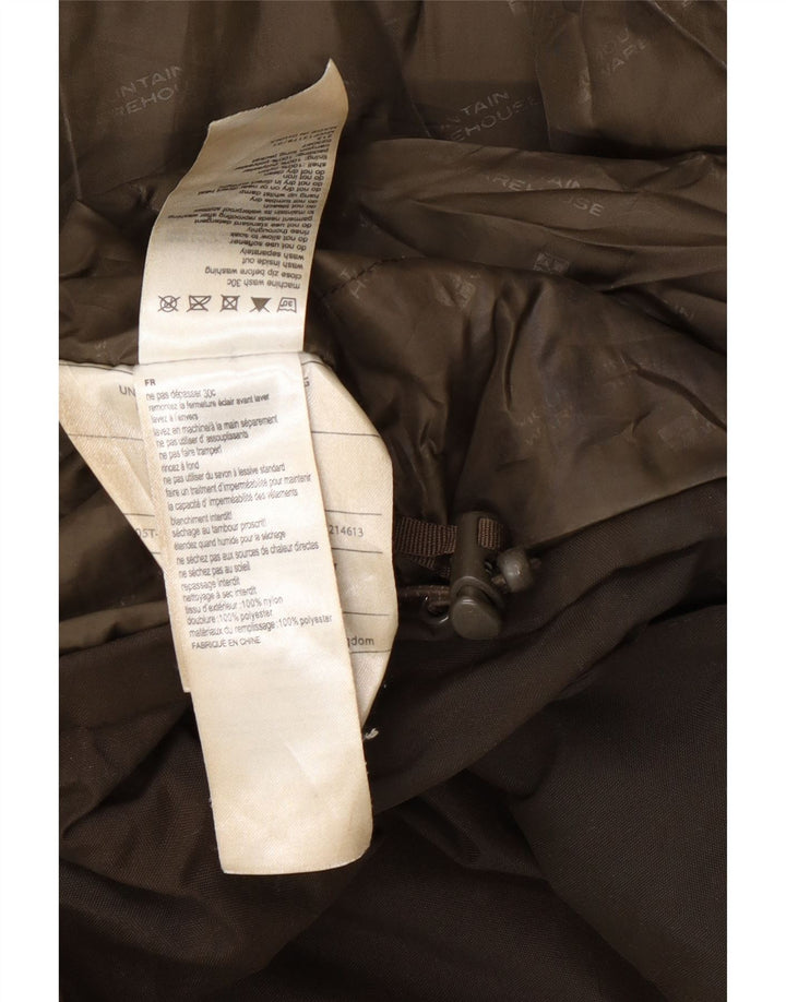 Mountain Warehouse Herren-Parka mit Kapuze, UK 38, mittelbraunes Nylon
