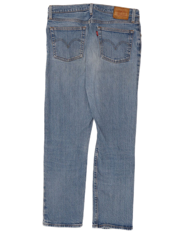 Levi's Damen 501 Straight Jeans W29 L28 Blaue Baumwolle
