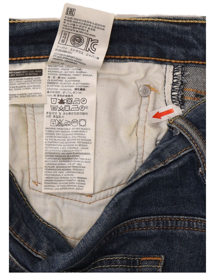 Levi's Mens 541 Athletic Straight Jeans W34 L32 Blue Cotton