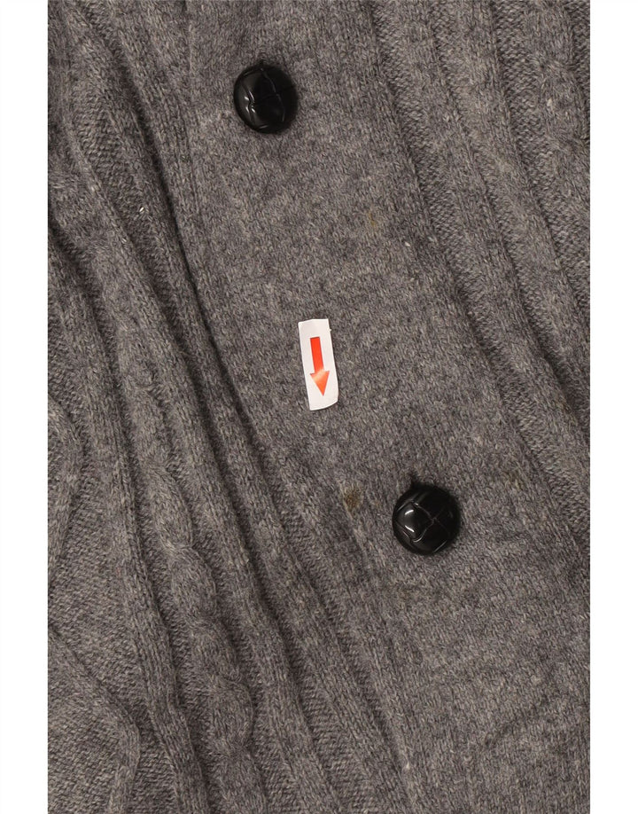 Marks & Spencer Mens Blue Harbour Cardigan Sweater 2XL Grey Flecked