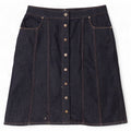 Gonna in denim da donna Lee W28 cotone blu navy medio