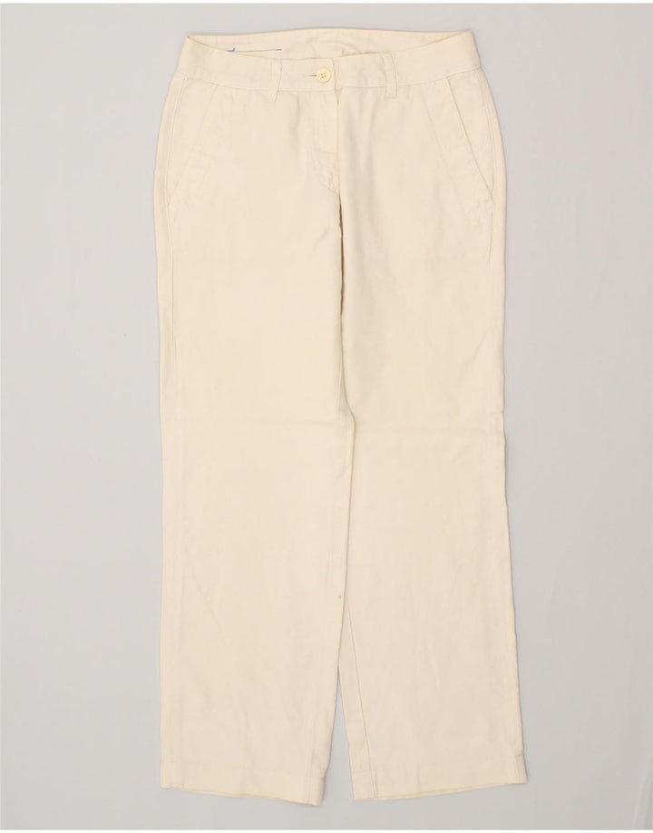 NORTH SAILS Womens Straight Chino Trousers EU 40 Medium W28 L27 White | Vintage North Sails | Thrift | Second-Hand North Sails | Used Clothing | Messina Hembry 