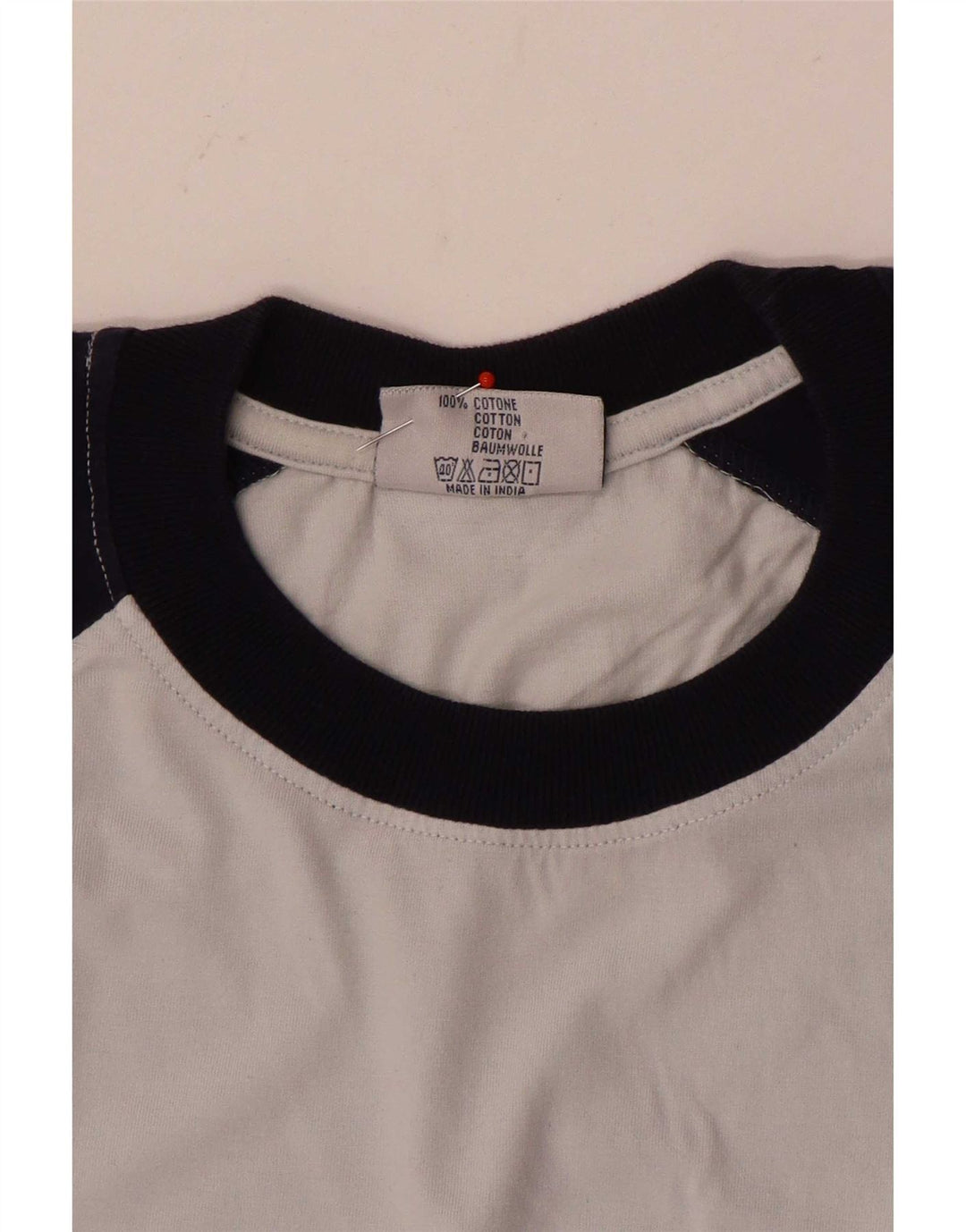 Fila Herre T-Shirt Top Stor Grå Colourblock Bomuld