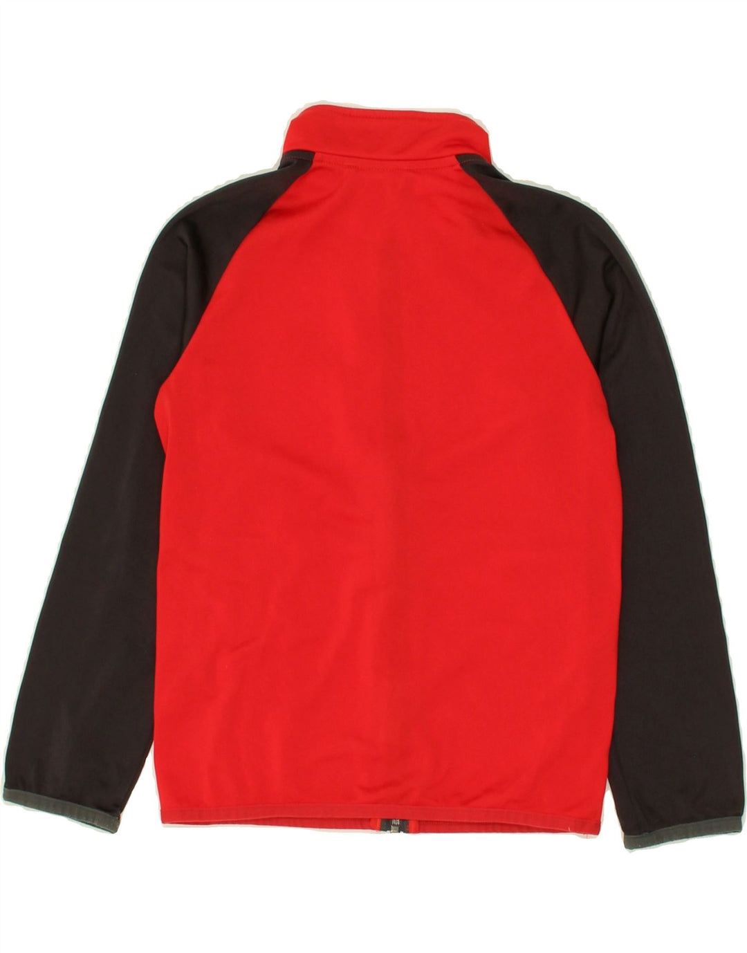 ADIDAS Boys Tracksuit Top Jacket 7-8 Years Red Colourblock Polyester Vintage Adidas and Second-Hand Adidas from Messina Hembry 