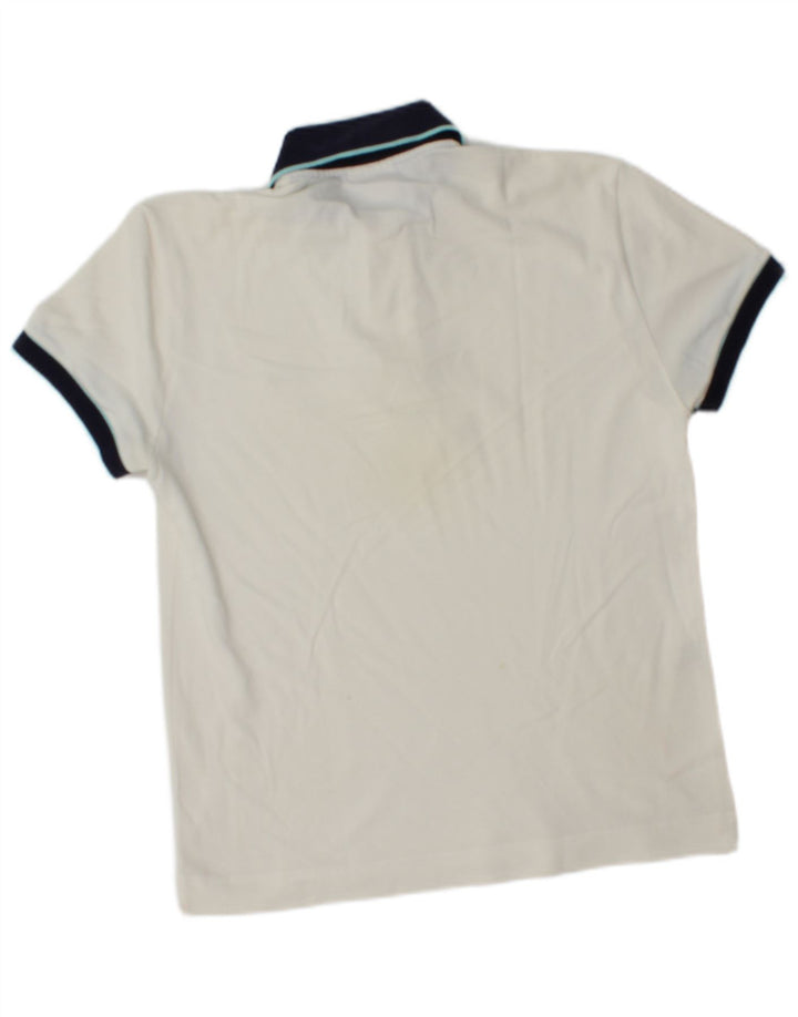 Lacoste Mens Rugby Polo Shirt Size 3 Small White Cotton