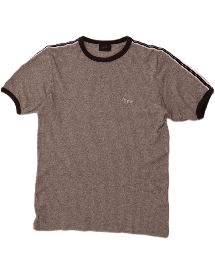 Tricou pentru bărbați BUFFALO Top din bumbac gri mediu