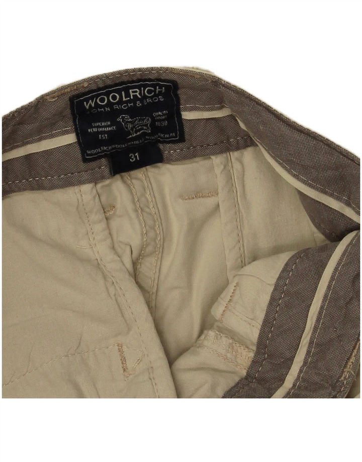 Woolrich Mens Slim Chino Trousers W31 L27 Beige