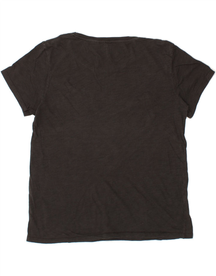 LEVI'S Womens T-Shirt Top UK 16 Large Black Vintage Levi's and Second-Hand Levi's from Messina Hembry 