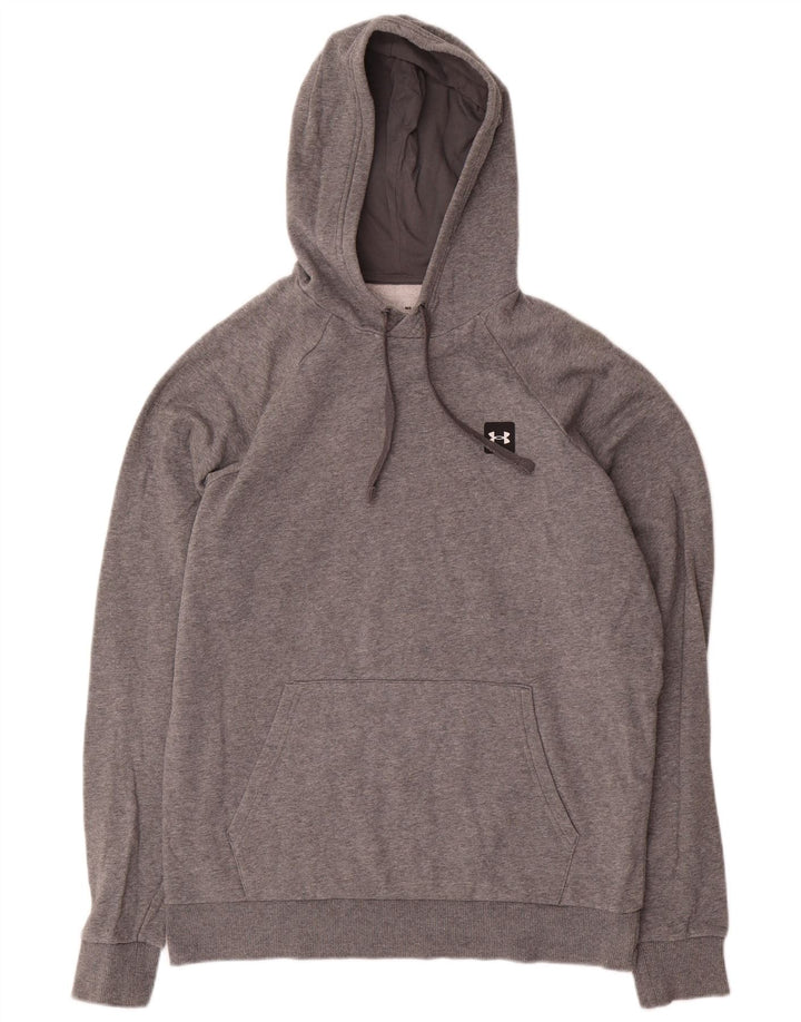 Under Armour Herre Cold Gear Hættetrøje Jumper Medium Grå Bomuld
