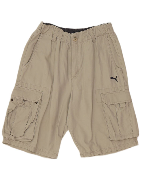 Мужские шорты карго Puma Medium W32 Серые, хлопок