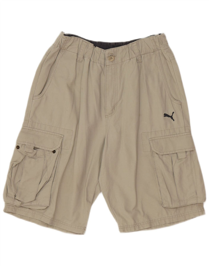 Мужские шорты карго Puma Medium W32 Серые, хлопок