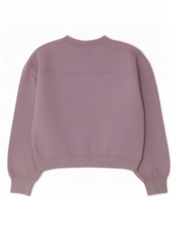 Felpa da donna Zara UK 10 piccola viola in poliestere