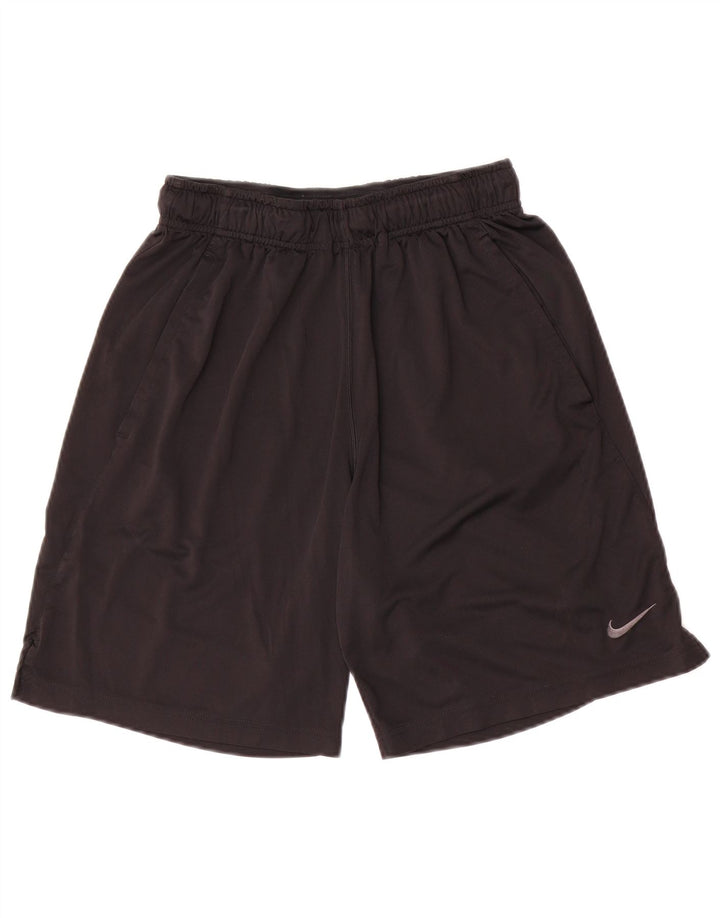 Pantaloncini sportivi Nike Dri Fit da uomo piccoli in poliestere nero