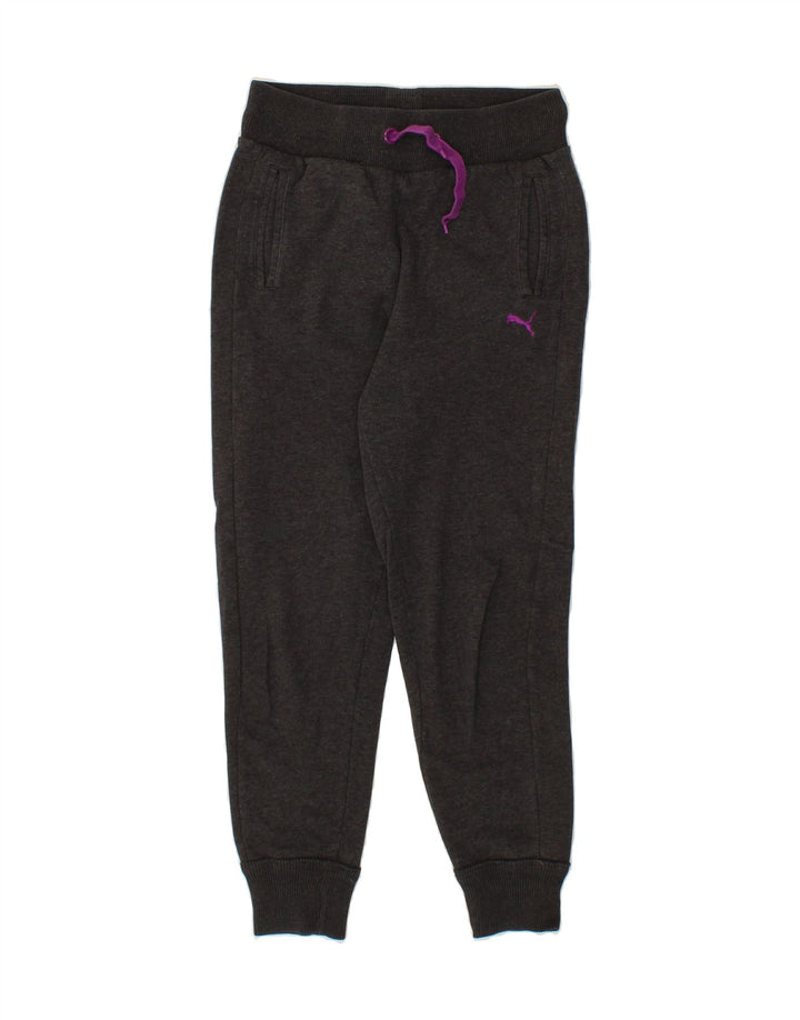 PUMA Boys Tracksuit Trousers Joggers 11-12 Years Large  Grey Vintage Puma and Second-Hand Puma from Messina Hembry 
