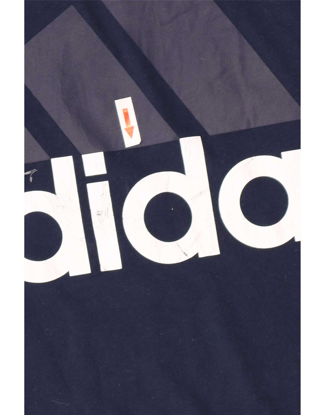 Adidas Mens Graphic T-Shirt Top XL Navy Blue