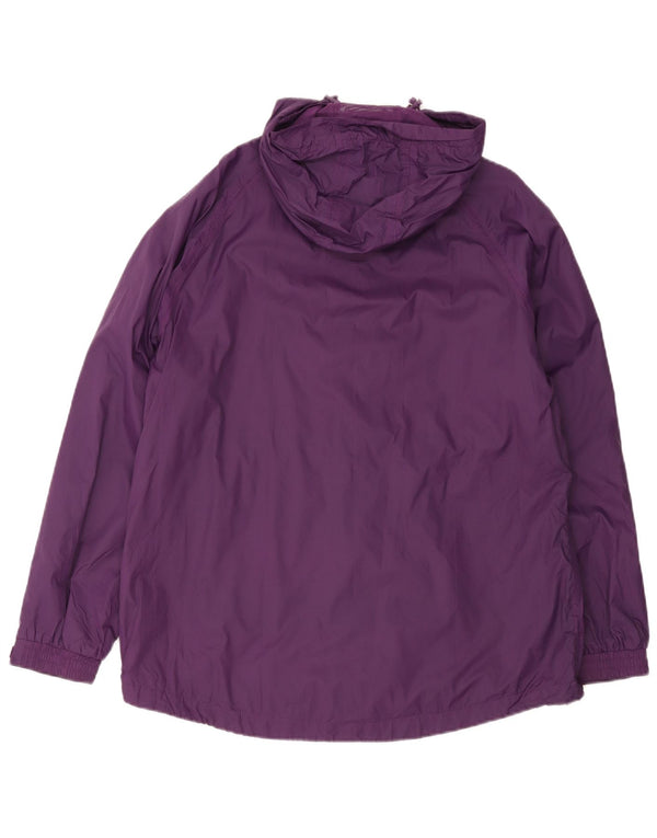Mountain Warehouse Veste de pluie à capuche coupe ample pour femme UK 18 XL Violet