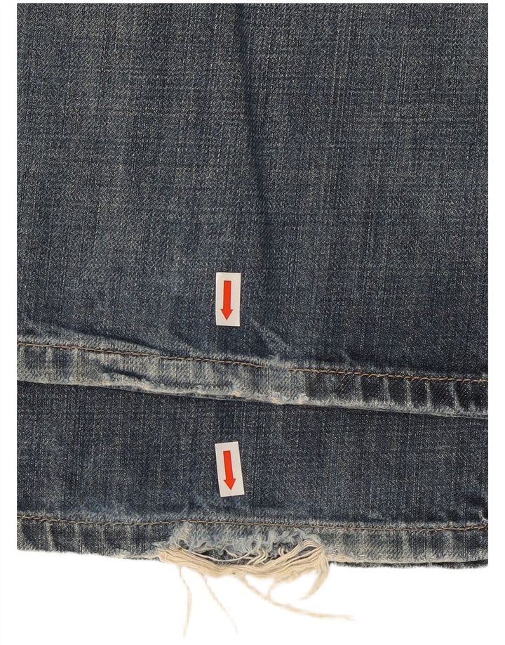 Tommy Hilfiger Mens Bootcut Jeans W32 L34 Blue Cotton