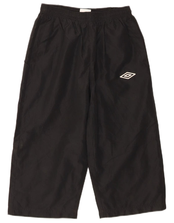 Umbro Pantalon de Survêtement Capri Garçon 13-14 Ans XL Noir Argyle/Diamant