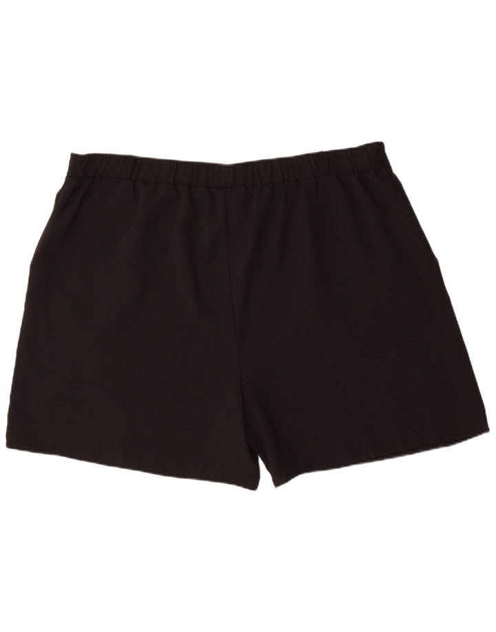 M&Co Womens Chino Shorts UK 20 2XL W40 Black Polyester
