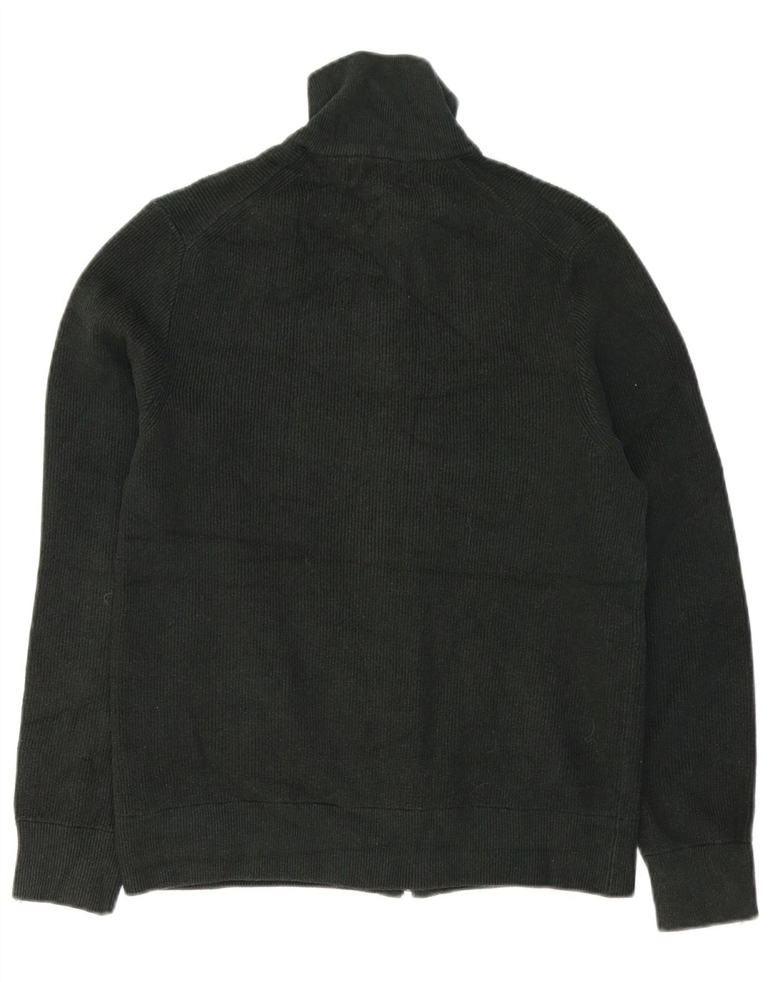 Marks & Spencer Mens Cardigan Sweater Medium Green Cotton