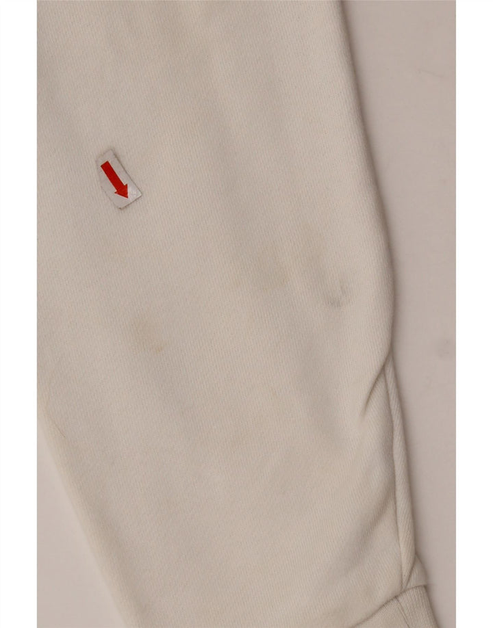 CALVIN KLEIN Mens Graphic Sweatshirt Jumper Medium White Cotton