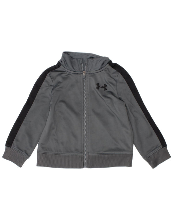 Adidas Baby Boys Tracksuit Top Jacket 18-24 Months Grey Colourblock