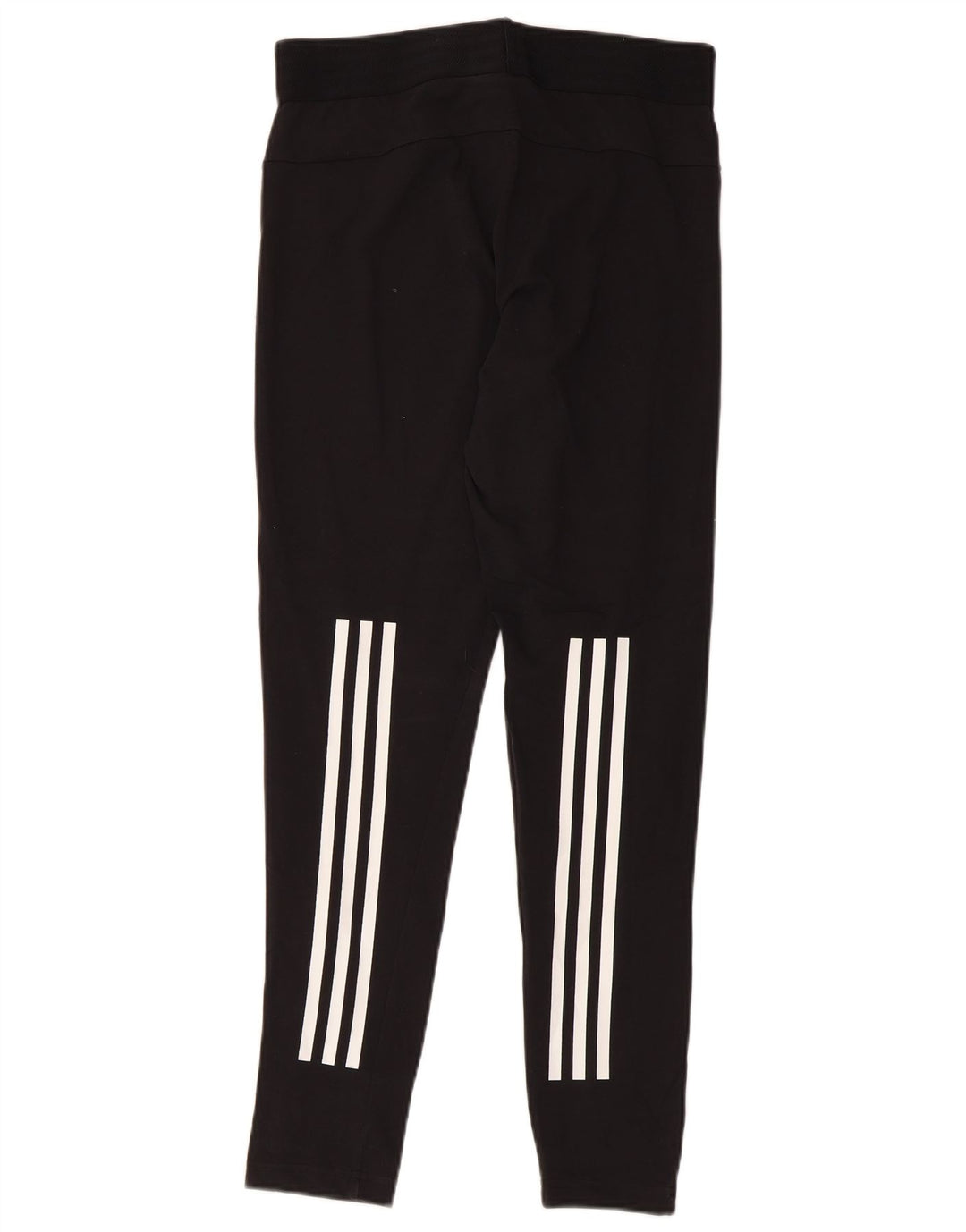 Adidas Womens Leggings UK 12/14 Medium Black Cotton