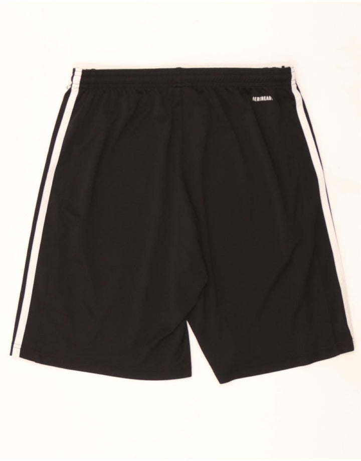 ADIDAS Boys Aeroready Sport Shorts 11-12 Years Medium Black Polyester Vintage Adidas and Second-Hand Adidas from Messina Hembry 