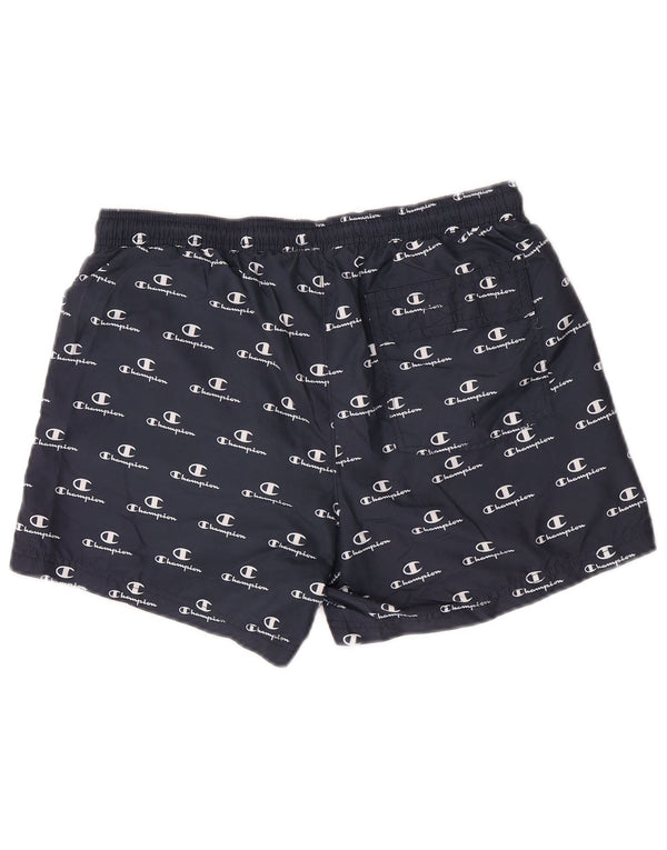 Champion Herre grafiske svømmeshorts Medium marineblå polyester