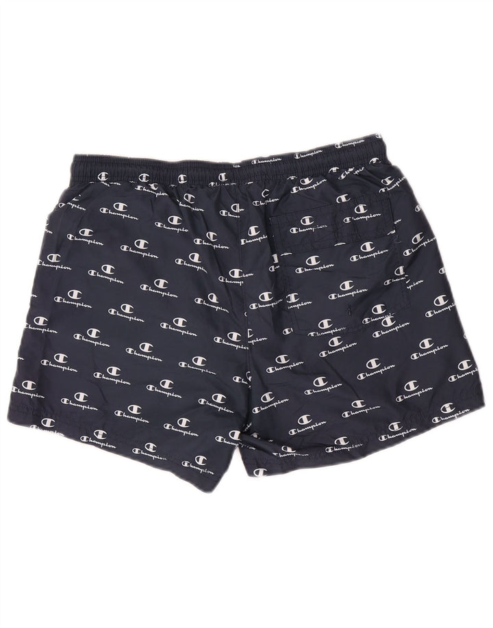 Champion Herre grafiske svømmeshorts Medium marineblå polyester
