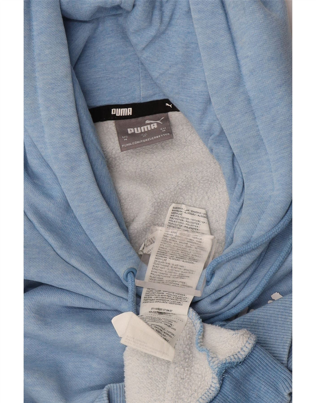 Puma Herre hættetrøje Jumper Medium Blue Flecked Bomuld