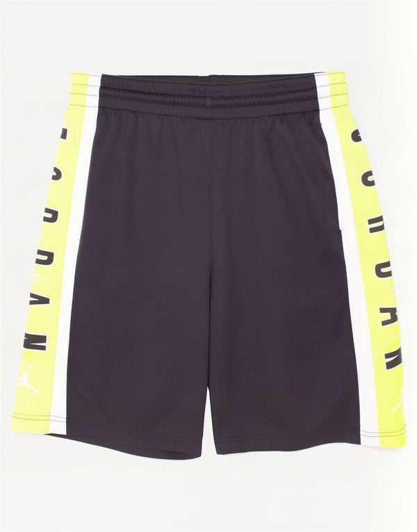 Pantaloncini sportivi Jordan da ragazzo Dri Fit 12-13 anni Large Black Colourblock