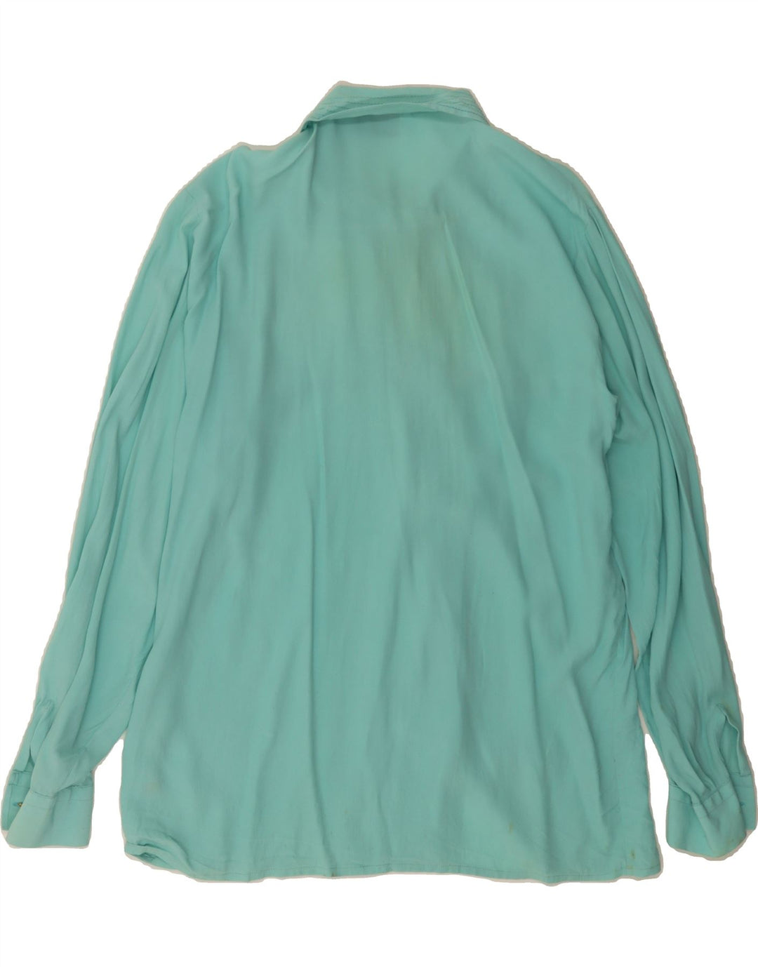 CARINA Womens Shirt Blouse IT 48 XL Turquoise Vintage Carina and Second-Hand Carina from Messina Hembry 