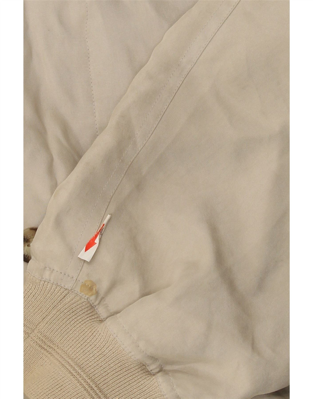 Ivy Oxford Herre Bomberjakke IT 50 Stor Beige Silke