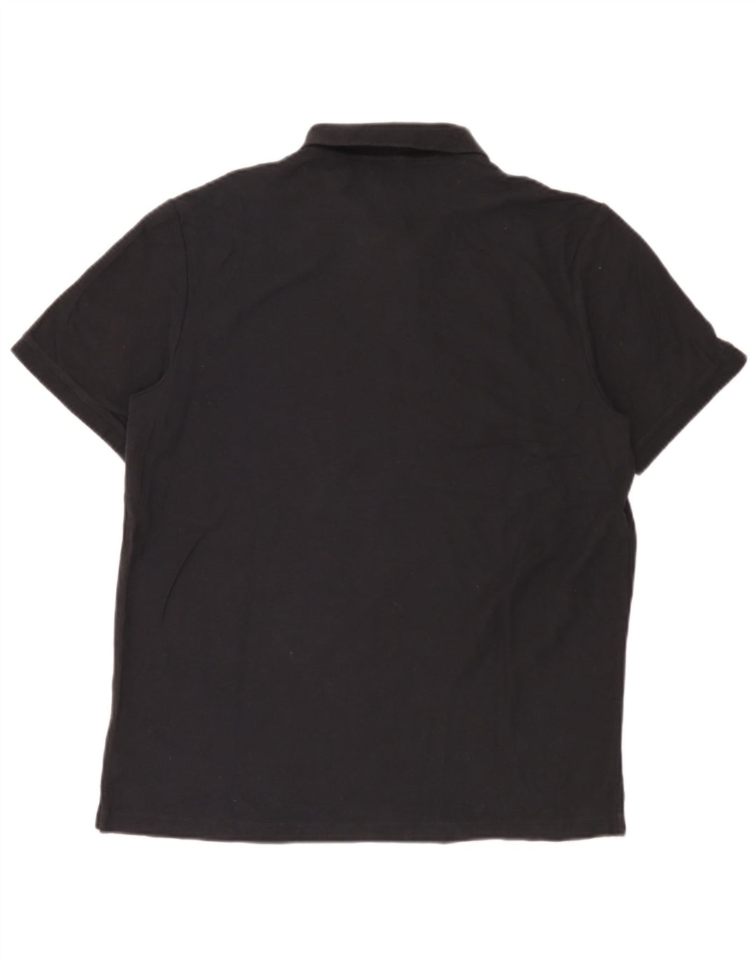 Cămașă polo Calvin Klein pentru bărbați, bumbac mediu negru