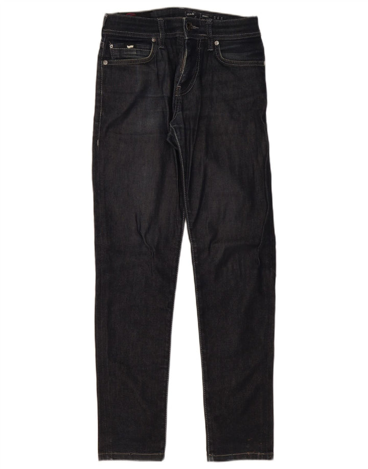 Gas Jean Slim Femme W28 L29 Bleu Marine Coton