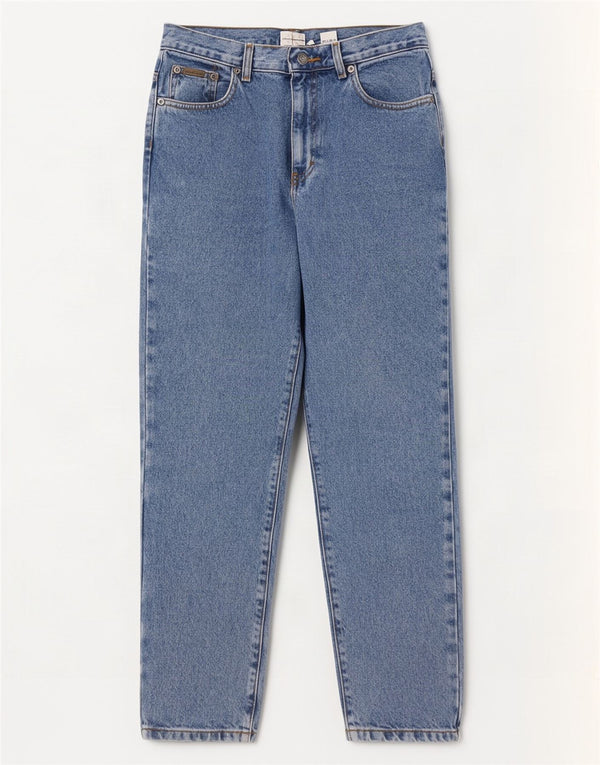 Женские зауженные джинсы с высокой талией Calvin Klein США 8, средние W28 L27, синие