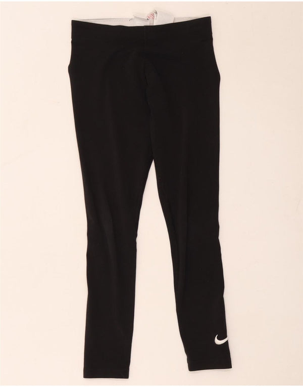 Leggings Nike Meninas 10-11 Anos Médio Algodão Preto