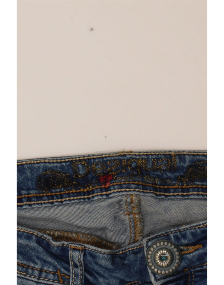 DESIGUAL Womens Skinny Jeans W30 L32 Blue Vintage Desigual and Second-Hand Desigual from Messina Hembry 