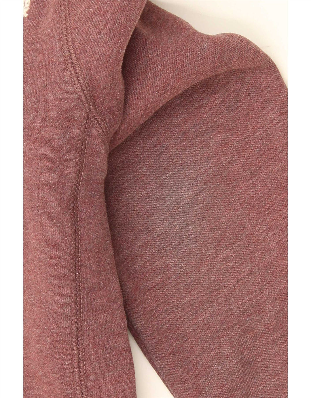 Superdry Mens Button Neck Sweatshirt Jumper Small Burgundy Cotton