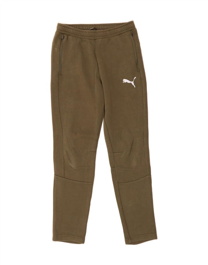 PUMA Mens Tracksuit Trousers Small  Khaki Vintage Puma and Second-Hand Puma from Messina Hembry 