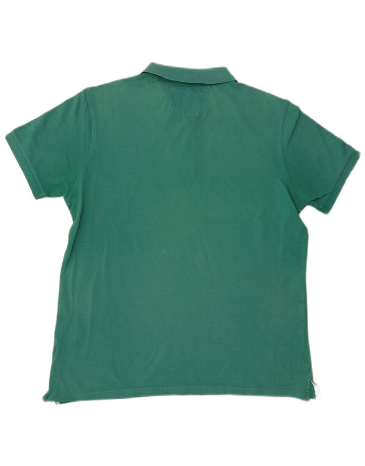 Elvstrom Herren-Poloshirt aus mittelgrüner Baumwolle