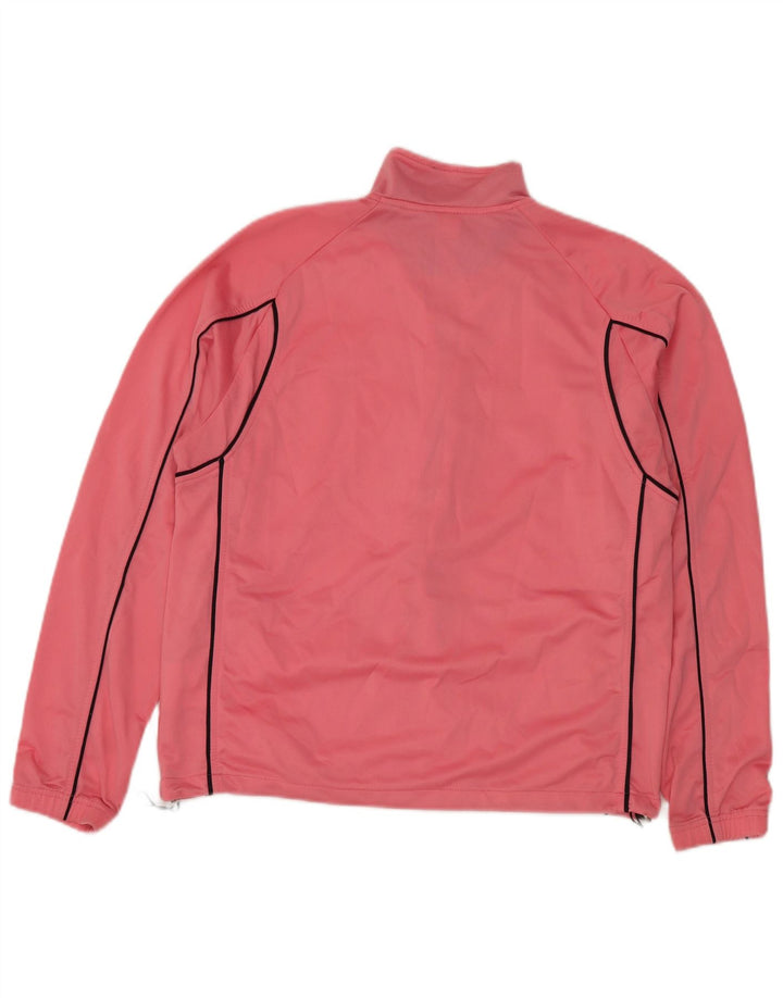Brugi Chaqueta de chándal para mujer UK 46 Grande Poliéster rosa