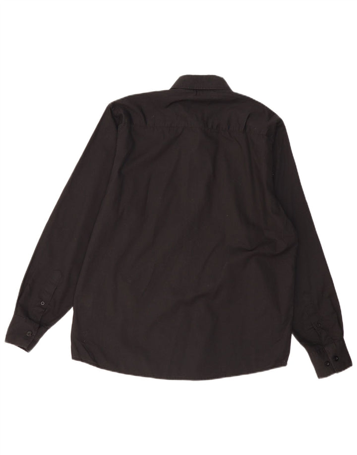Camicia da uomo Pierre Cardin poliestere nero medio