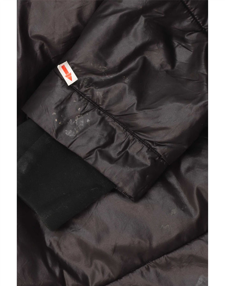 Michael Kors Herren-Jacke mit Kapuze, gepolstert, UK 38, Mittelschwarz, Polyester
